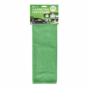 Салфетка микрофибра GRASS универс 35*40 (1шт) 