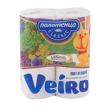 Полотенца бумажные  Veiro Classic 2-сл. 2шт