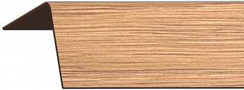 Уголок с тиснением Rico Moulding 30*30*2700 № 124 дуб янтарный