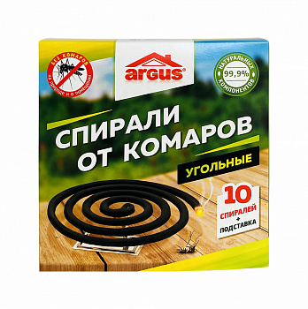 Спирали малодымные Argus 10шт