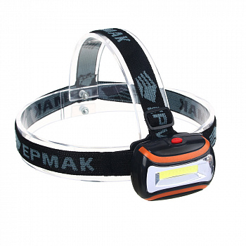 Фонарь Ермак COB LED налобный 0,65Вт 3хААА пластик
