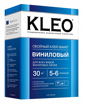 Обойный клей для виниловых обоев KLEO сыпучий 020 SMART 5-6