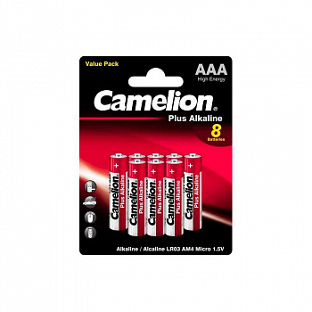 Батарейка Camelion Plus Alkaline ААA BL8 LR03