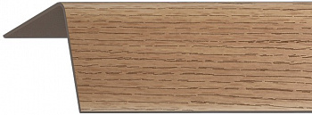 Уголок с тиснением Rico Moulding 25*25*2700 № 111 бук темный