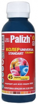 Колеровочная паста Palizh (Пал Иж) Стандарт 45 бирюза 0,1л ПЭТ