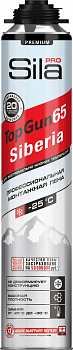 Профессиональная монтажная пена Sila Pro TopGun 65 SIBERIA, 890мл, зимняя