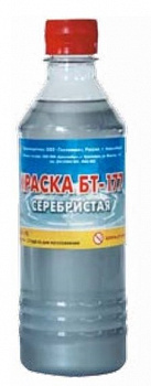 Краска серебристая БТ-177, 0,5л