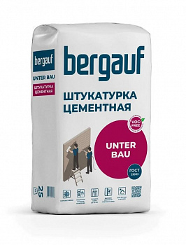 Штукатурка цементная Bergauf Unter Bau, 25 кг