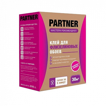 Клей Partner для флизелиновых обоев 210гр.