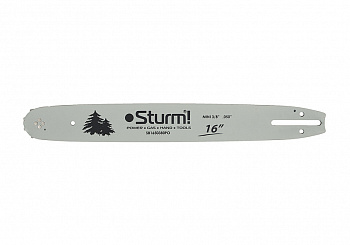Пильная шина 16" Sturm! Паз 1,3мм, 3/8", 57зв, хвостовик PO (OREGON K041/A041)
