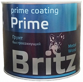 Грунтовка ГФ-021 Красно-коричневая ГОСТ Britz Prime, 1,9кг
